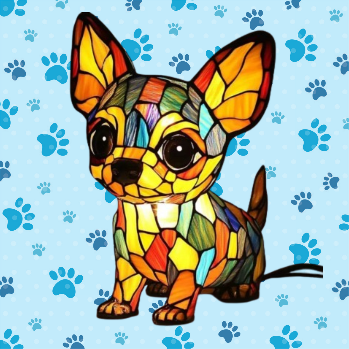Handmade Dog Lamps